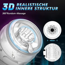 Charger l'image dans la galerie, Masturbateurs Masculins, Vibrateur Pénis avec 2 Moteurs 10 Vibrations et Fonction de Massage par Pression Vaginette, Masturbâteur Homme Mains Libres, Sextoyse Homme Sexmasturbâteur