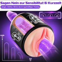 Charger l'image dans la galerie, Masturbateurs Masculins Sex Toys Masturbeuse Homme, Masturbâteur Homme Mains Libres avec 7 Modes de Vibration, 2 Moteurs Masturbateur Vaginette Sextoy Homme