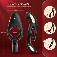 Charger l'image dans la galerie, Sex Toys Anneau Penien - Anneau Homme Sex Toýs Couple Homme, Anneau Vibrant Pénis Clitoridienne Sextoyse Couple Plaisir 10 Modes Vibration, Anneaux de Pénis Sextoyse Homme Sex Jouet Sexualité Couple
