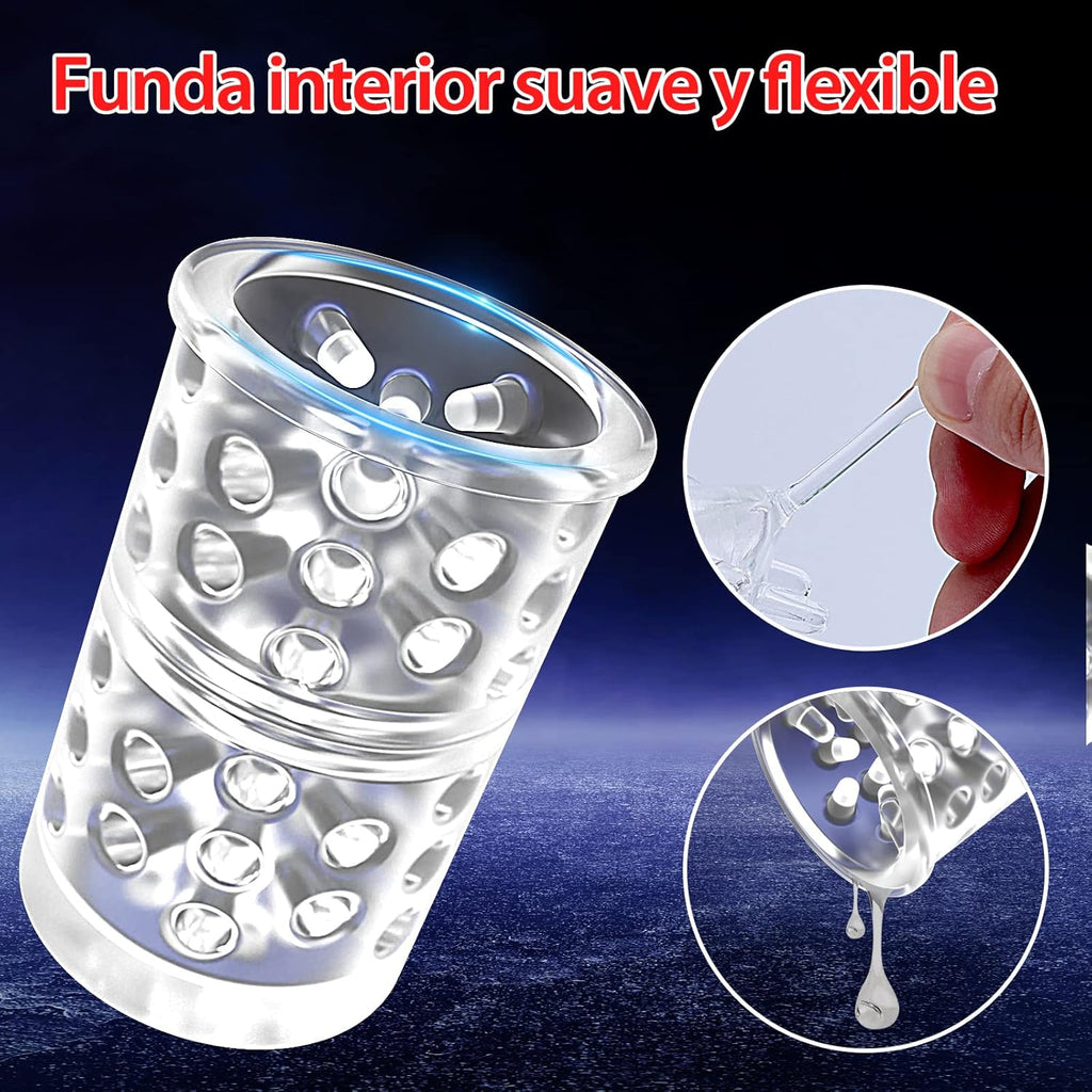 Masturbâteur Succion Électrique Homme,Oral Jouet Sexuel,Masturbateurs Masculins Automatiques avec 7 Succion et 7 Rotation Sex toys 3D adulte Masturbeuse homme 100% étanche