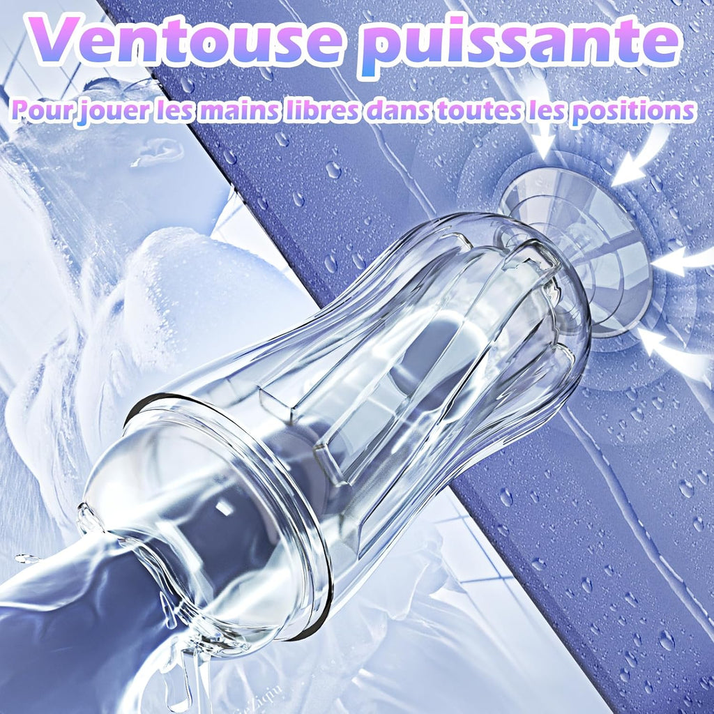 Masturbeuse Homme Sex Toys Realiste - Masturbâteur Mains Libres Sexes Plaisir Sextoyse Masturbateurs Masculins va et Vient, Poche Chatte 3D Vaginette Silicone Sextoy, Jouets Sexuels pour Hommes Solo