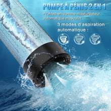 Charger l'image dans la galerie, Pompe à Pénis Sex Toys Homme Masturbeuse - Jouets Sexuels pour la Masturbation Masculine，Sextoy Pompe à Vide Extender avec 4 Modes D'aspiration, Jouet Adulte avec Anneau de Bite et Vagin Réaliste
