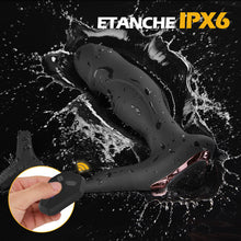 Charger l'image dans la galerie, Masseur de prostate 9 Vibration &amp; 9 va-et-vient de billes &amp; 9 tapotements avec cockring