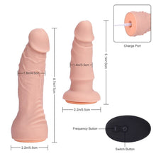 Charger l'image dans la galerie, Double Dildos - Silicone Removable Control Vibrating Strap-on