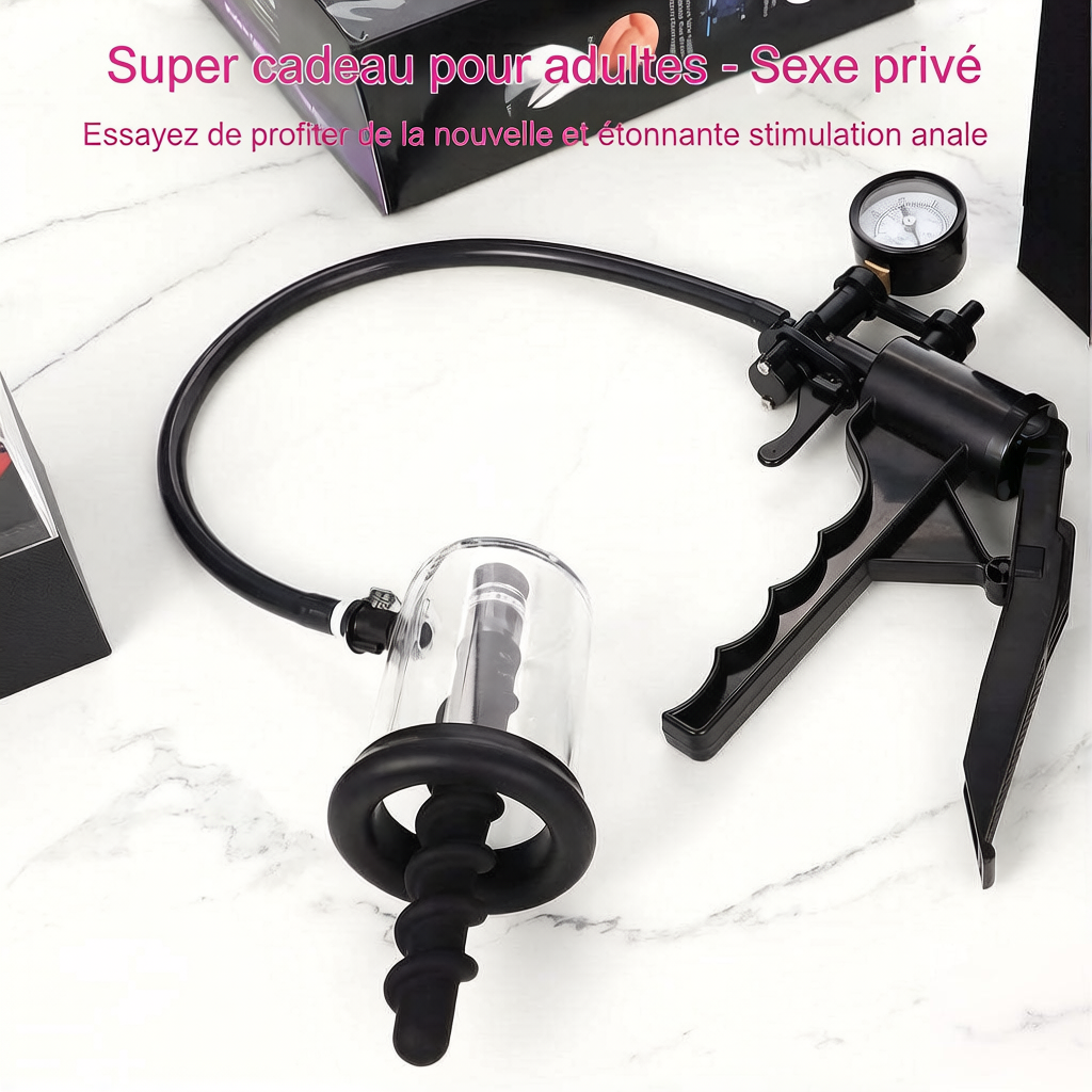 Plug anal dilatateur avec pompe à vide, dilatateur anal, stimulateur anal et vaginal, plug anal dilatateur