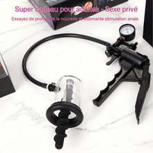 Charger l'image dans la galerie, Plug anal dilatateur avec pompe à vide, dilatateur anal, stimulateur anal et vaginal, plug anal dilatateur