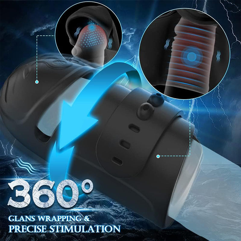 Vibromasseur penis électrique avec 2 moteurs et 10 modes de vibration