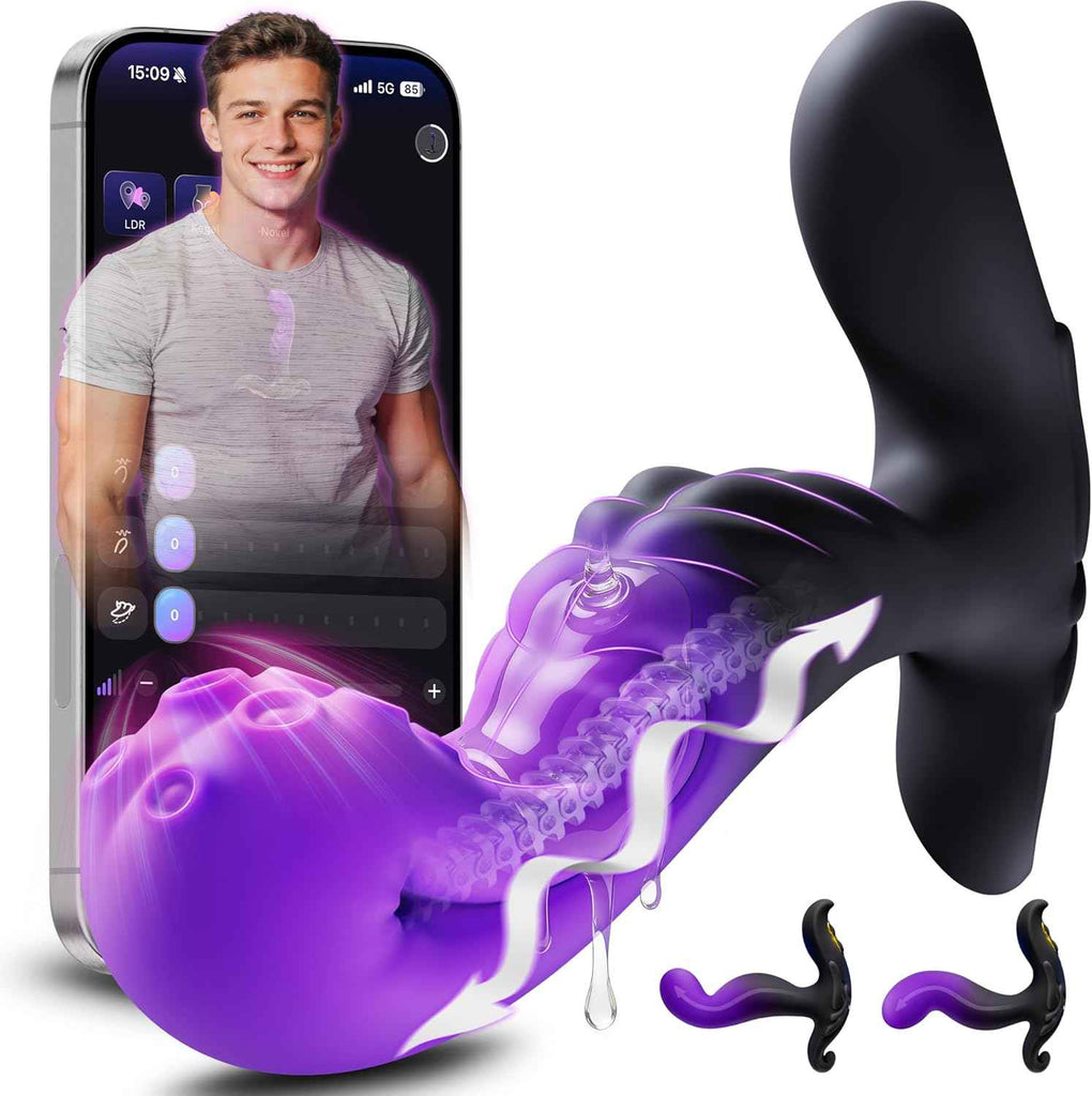 Pulse Core - Masseur prostatique à vibrations contrôlées par application