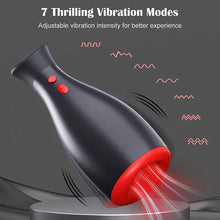 Charger l'image dans la galerie, Masturbateur Automatique pour Homme Machine de Fellation en Gorge Profonde avec 7 Modes de Vibration
