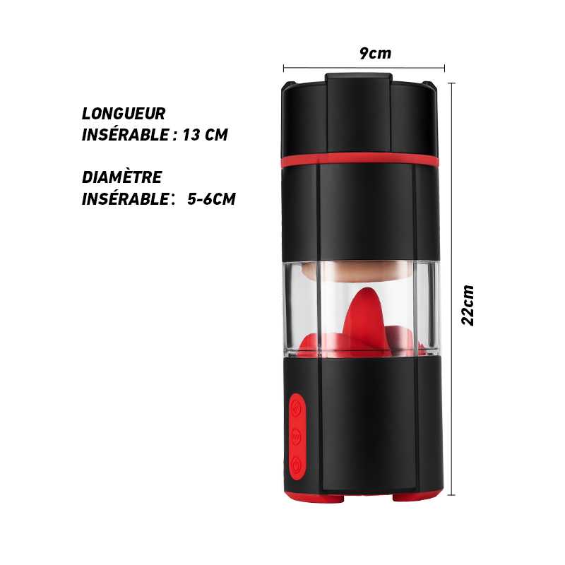 Orgasme sur la langue Masturbateur cup sexe oral