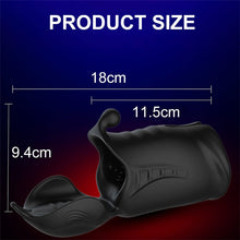 Charger l'image dans la galerie, Vibromasseur Penis Electrique 3 en 1 avec 10 Modes de Vibration, Les derniers moteurs doubles et de nombreuses options d’exercice