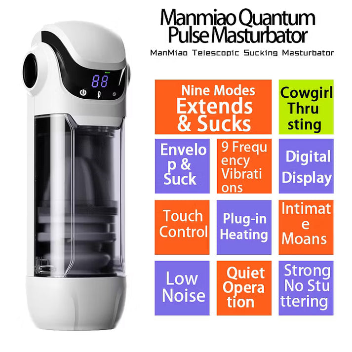 Quantum Pulse - Commande tactile, affichage numérique et aspiration par rafales
