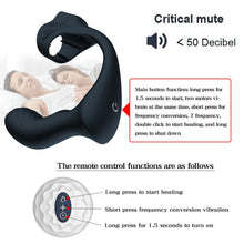 Charger l'image dans la galerie, Masseur de prostate télécommandé pour hommes avec anneau pénien