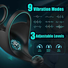 Charger l'image dans la galerie, Vibrateur Pénien en Silicone avec Télécommande APP et 9 Modes de Vibration