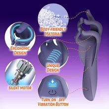 Charger l'image dans la galerie, Anneau Vibrant pour Pénis Masturbateur pour Hommes, 10 Modes de Vibration Jouets Sexuels pour Hommes Masturbateur Electrique, Nouveau Penis Trainer Jouet Sexuel pour Couples Sexe Extrême