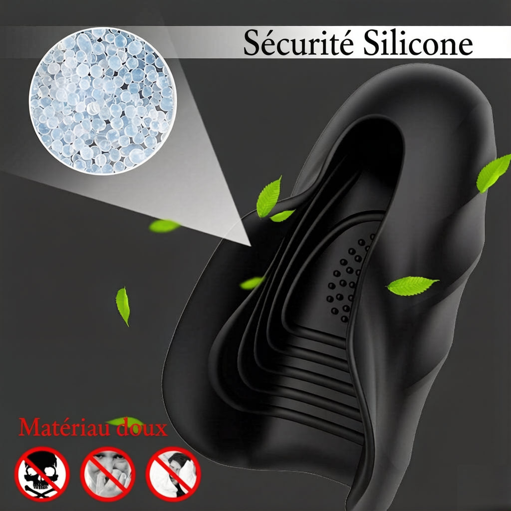 Masturbateur électrique, exerceur de pénis, vibromasseur avec 10 modes de vibration, appareil de massage pour le pénis, masturbateur électrique, jouet sexuel à stimulations multiples pour homme, stimulateur de gland