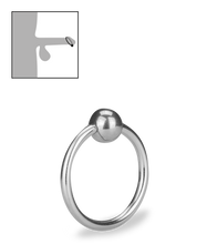 Charger l'image dans la galerie, Anneau de gland en inox Lump