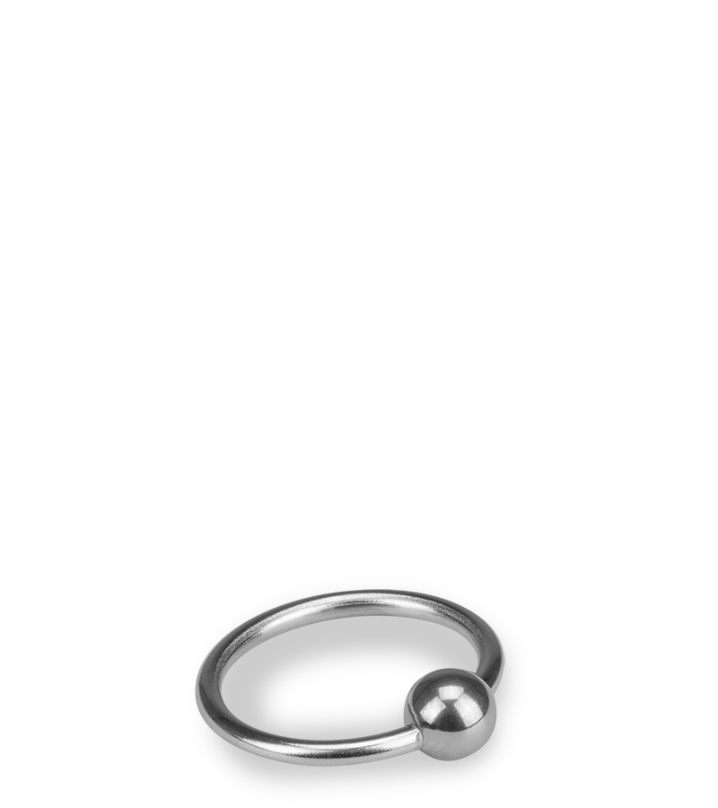 Anneau de gland en inox Lump