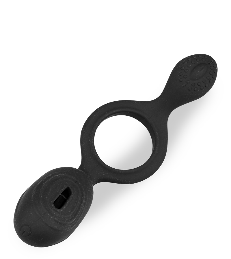 Anneau pénien vibrant en silicone
