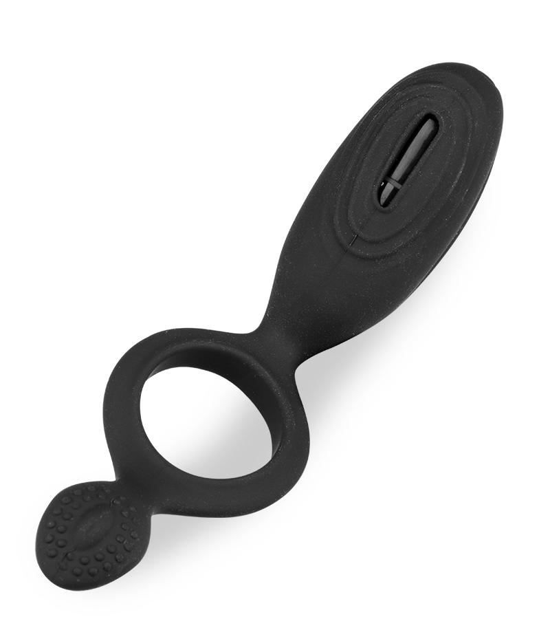 Anneau pénien vibrant en silicone