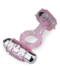 Charger l'image dans la galerie, Anneau vibrant double stimulation