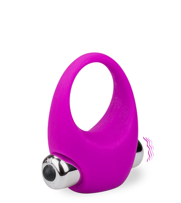 Anneau vibrant en silicone médical Flirt