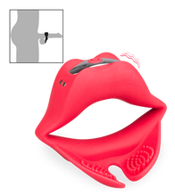 Charger l'image dans la galerie, Anneau vibrant masseur de testicules Red Lips