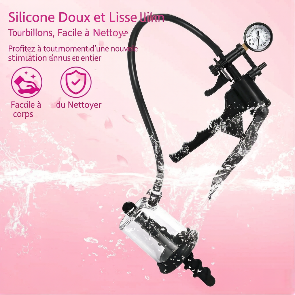 Plug anal dilatateur avec pompe à vide, dilatateur anal, stimulateur anal et vaginal, plug anal dilatateur