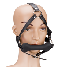 Charger l'image dans la galerie, Bâillon harnais avec os en silicone 12,3cm Puppy Play
