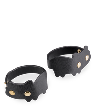 Charger l'image dans la galerie, Bracelets de poignets BDSM en similicuir chat