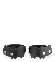 Charger l'image dans la galerie, Bracelets de poignets BDSM en similicuir chat