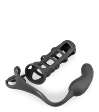 Charger l'image dans la galerie, Cage à pénis cockring stimulateur prostate vibrant