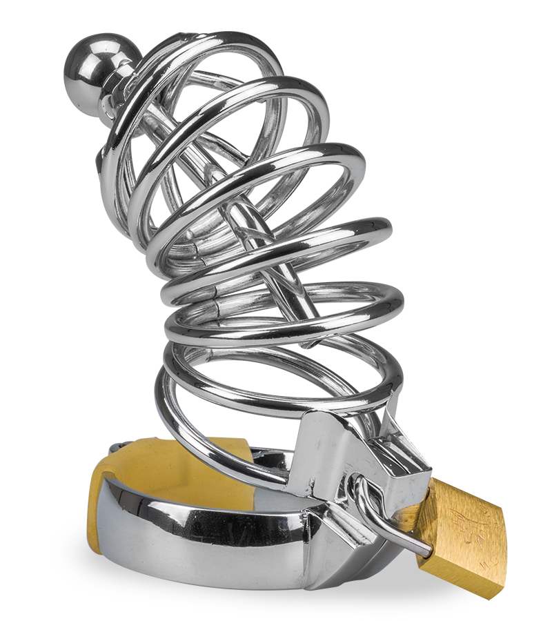 Cage de chasteté pénis et plug d'urètre Guantanamo