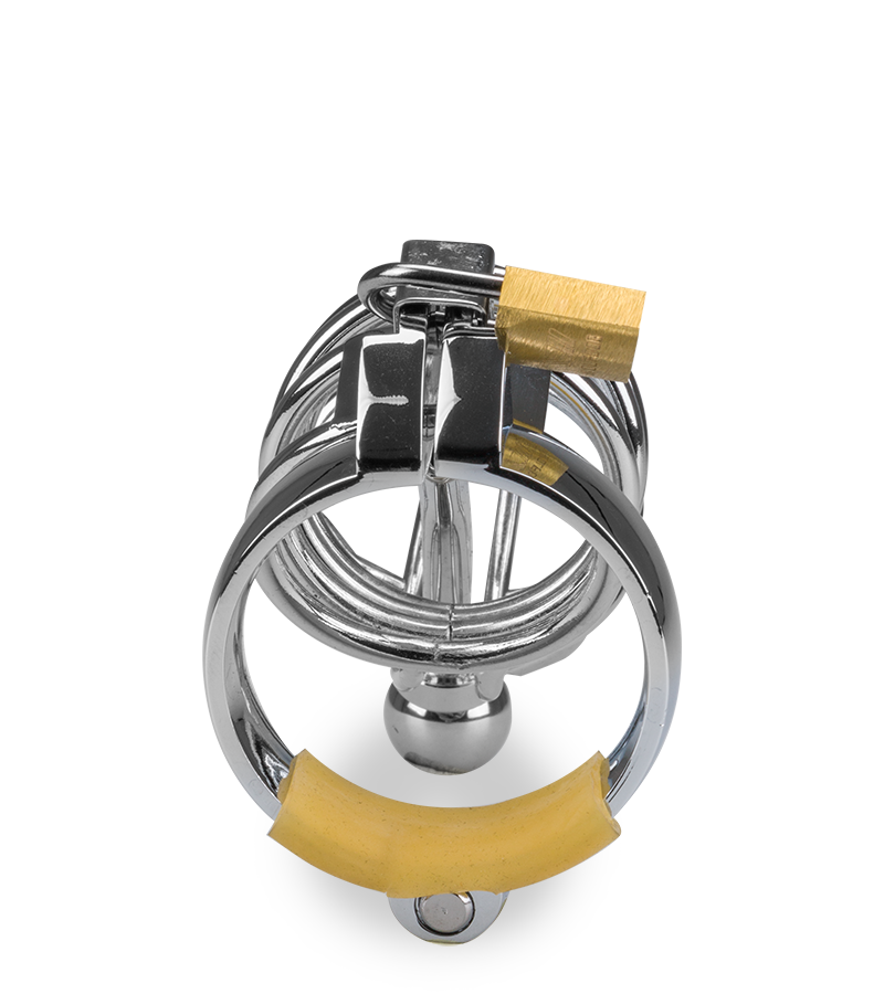 Cage de chasteté pénis et plug d'urètre Guantanamo