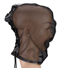 Charger l'image dans la galerie, Cagoule BDSM en résille avec ouverture buccale