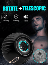 Charger l'image dans la galerie, Auto Male Stroker Rotating Stroking Moaning Masturbator for Small Penis