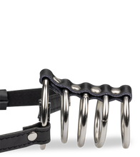 Charger l'image dans la galerie, Ceinture 5 anneaux cockring métal