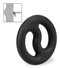 Charger l'image dans la galerie, Cockring double en silicone médical Misly