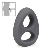 Cockring double en silicone médical Noot
