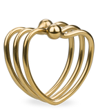 Cockring en métal cœur Loving