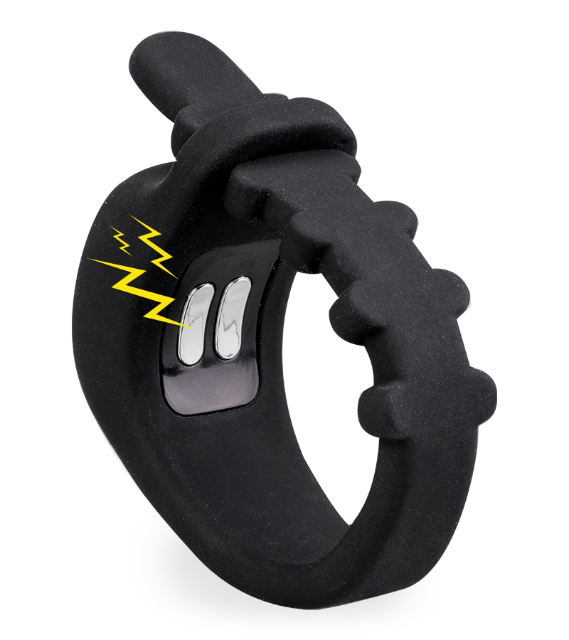 Cockring réglable électrostimulation Voltage