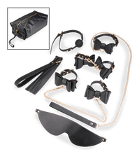 Charger l'image dans la galerie, Coffret BDSM 7 pièces style raffiné et trousse de rangement