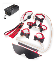 Charger l'image dans la galerie, Coffret BDSM 7 pièces style raffiné et trousse de rangement