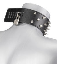 Charger l'image dans la galerie, Collier BDSM cuir et pointes