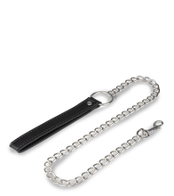 Charger l'image dans la galerie, Collier cuir BDSM et laisse chaine avec cadenas