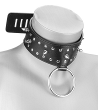 Charger l'image dans la galerie, Collier SM à pointes et cadenas