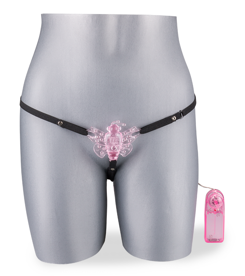 Culotte string vibrant papillon