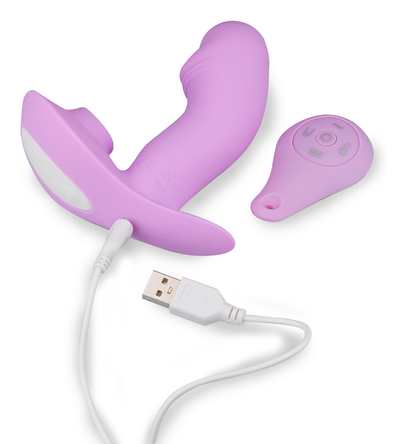 Culotte vibrante chauffante triple stimulation July