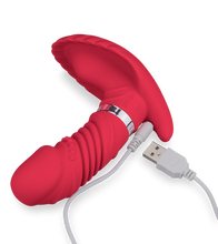 Charger l'image dans la galerie, Culotte vibrante gode va-et-vient coquillage