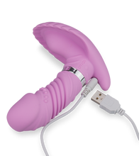Charger l'image dans la galerie, Culotte vibrante gode va-et-vient coquillage